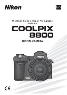 Nikon Coolpix 8800 manual. Camera Instructions.
